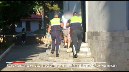 I ofruan rryshfet policëve rrugor, arrestohen dy shoferë 39 dhe 22 vjeç në Korçë