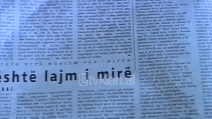 Kosove, OSBE gjobit gazeten "Dita" - (27 Korrik 2000)