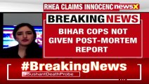 SSR Case: Bihar Vs Mumbai Police| Bihar cops denied post-mortem report | NewsX