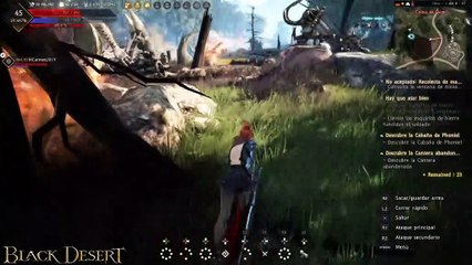 Black Desert online #19 Gameplay Español Subiendo nivel en Calpheon - CanalRol 2020