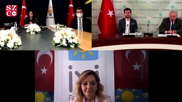 Siyasi partiler video konferans aracılığıyla bayramlaştı
