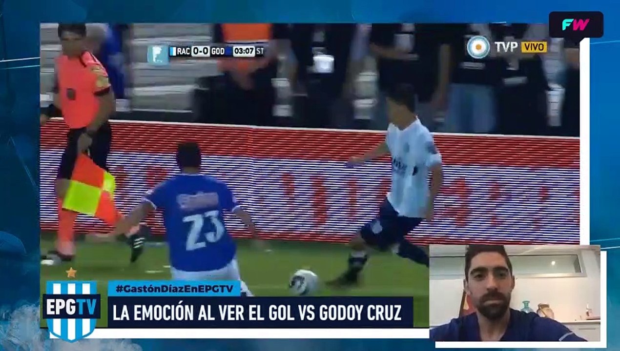 Gastón Díaz revive el gol de Centurión a Godoy Cruz