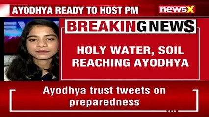 Bhumipoojan Preparedness: Holy water, soil from shrines reach Ayodhya  | NewsX