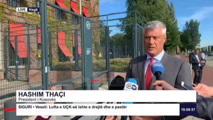Top News - Intervistimi i Thaçit vijon në Hagë nga Prokurori Special