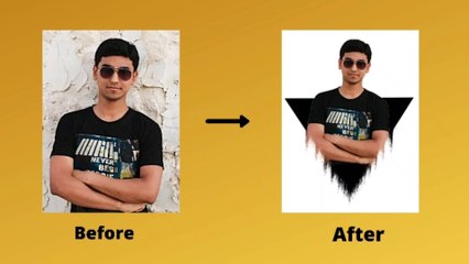 Photo-তে কিভাবে triangle effect add করবেন | #triangleeffect #viralphoto #viraleffect