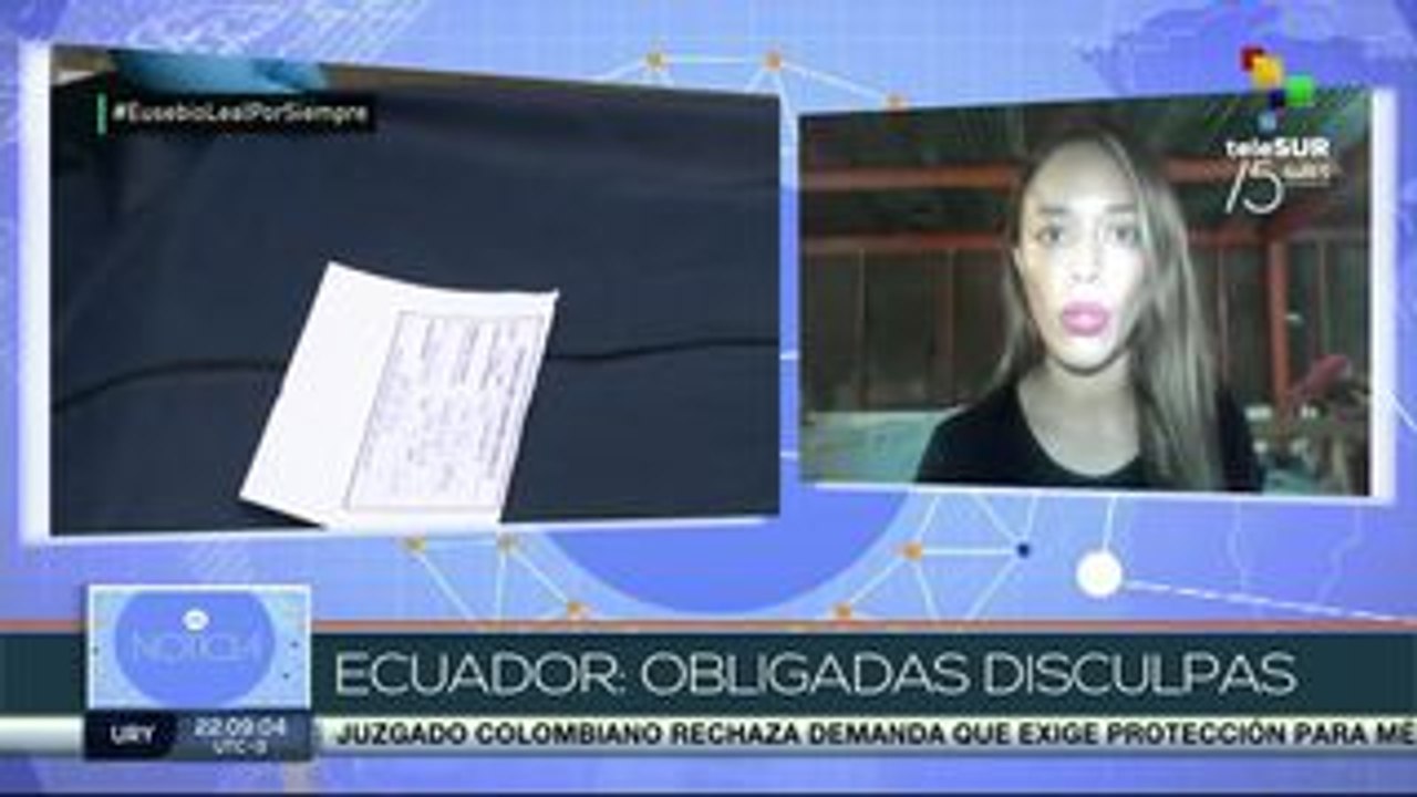 Gobierno de Ecuador se disculpa por fallecidos en Guayaquil