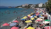 Kuşadası plajlarında yoğunluk - AYDIN