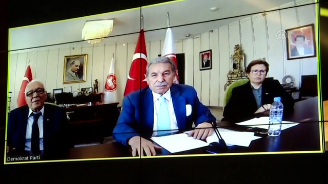 Siyasi partiler videokonferans aracılığıyla bayramlaştı - AK Parti-DP-ANAP-DSP-Vatan Partisi - ANKARA