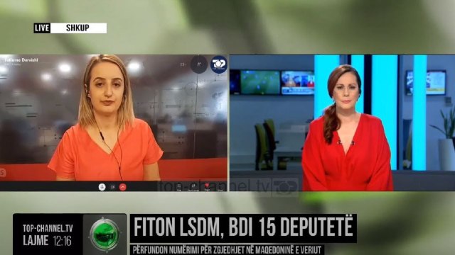 Fiton LSDM , BDI 15 deputetë/ Përfundon numërimi për zgjedhjet në Maqedoninë e Veriut