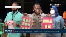 3 Pemasok Narkoba Tempat Hiburan Malam Palembang Tertangkap