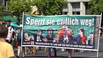 Protesto contra restrições em Berlim