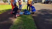 Dois ficam feridos acidente no Bairro São Cristóvão