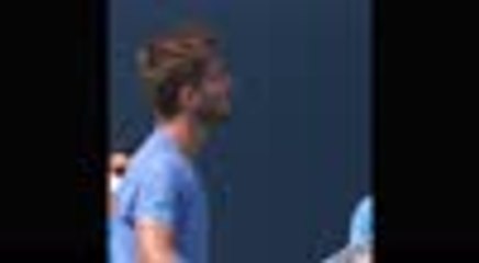 UTS - Moutet s'en prend à l'arbitre après l'abandon de Paire