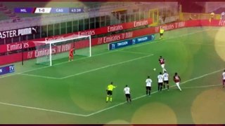 Zlatan Ibrahimovic Penalty Miss vs Cagliari ● (01/08/2020)