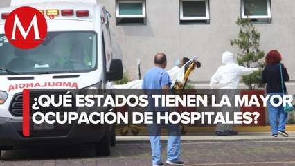 Nayarit, Nuevo León y Tabasco, con mayor ocupación de camas para covid-19