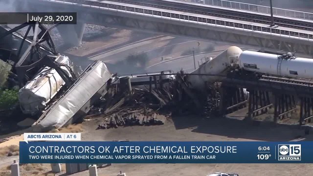 Bridge over Tempe Town Lake to be partially demolished for construction following train derailment