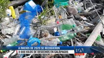Miles de botellas plásticas con etiquetas chinas llegan a Galápagos