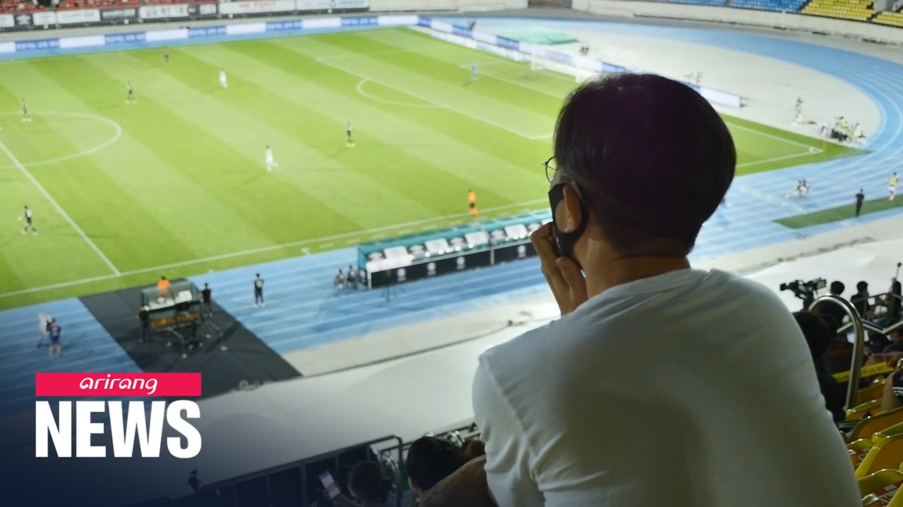 Football's K League opens stadiums to fans three months into season