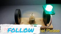 Free energy generator ll generator with magnet and DC motor.