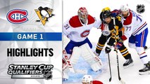 NHL Highlights | Canadiens @ Penguins 8/01/2020