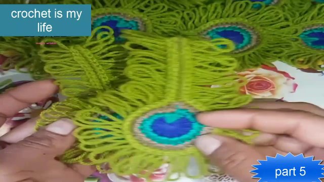 How To Make Crochet Amigurumi Peacock (Part5) Tutorial English Free Pattern For Beginner's