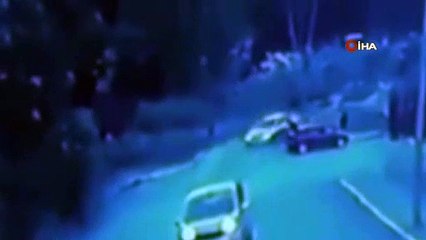 Geri vitese taktı, toprak alana uçtu