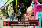 El Anexotón:  la gigantesca donación para comedores populares en Jicamarca