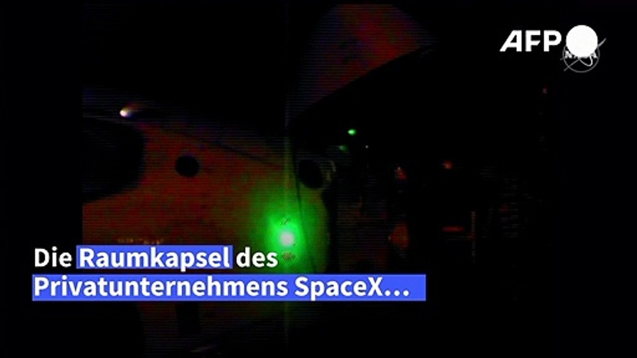 SpaceX-Astronauten auf dem Rückweg zur Erde