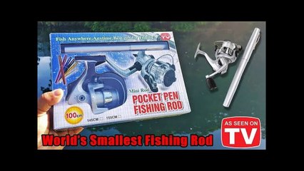 Testing the Pocket Pen Fishing Rod!
