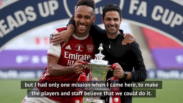 Arteta 'proud' to deliver first trophy as Arsenal manager