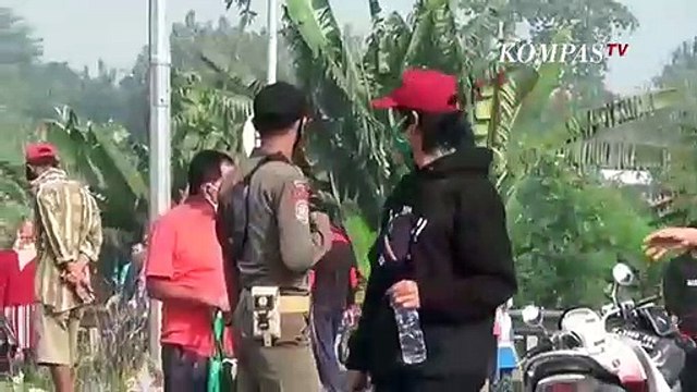 Tak Pakai Masker, Puluhan Warga Bogor Dihukum