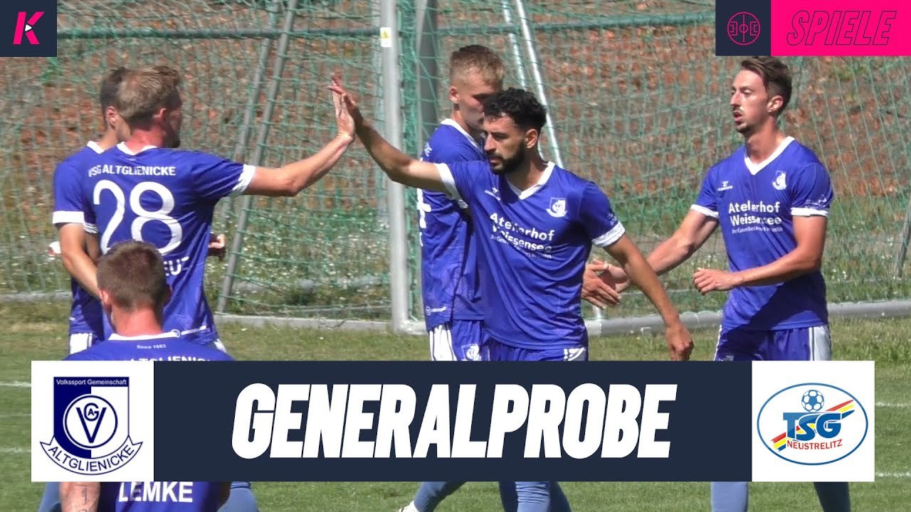 Ex-Union Star Quiring mit Glanzleistung | VSG Altglienicke - TSG Neustrelitz (Testspiel)