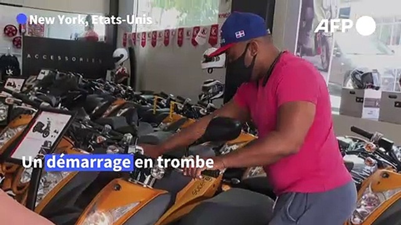 Avec la pandémie, les New-Yorkais se tournent vers les scooters pour se déplacer