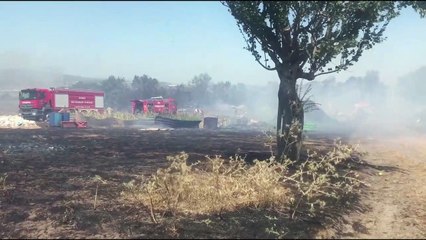 Başköy mevkinde makilik alanda yangın çıktı - BURSA