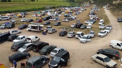 Saros Körfezi'nde bayram tatili yoğunluğu yaşanıyor - EDİRNE