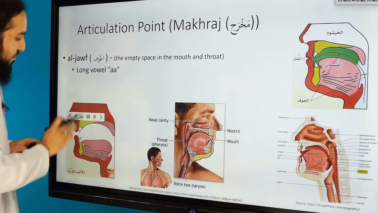 1.1 - "Qur'anic Arabic Recitation with Tajweed Rules" - The letter " 'alif " ( ا )