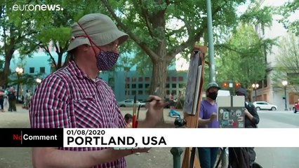Artists paint the picture of Portland's protests