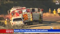 Apple Fire- Thousands to evacuate as Apple Fire grows in Southern California