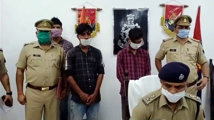 Video herunterladen: बिजनौर पुलिस ने लूट करने वाले 7 लुटेरों को गिरफ्तार कर भेजा जेल