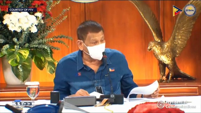 President Rodrigo Duterte addresses the Philippine nation | Sunday, August 2