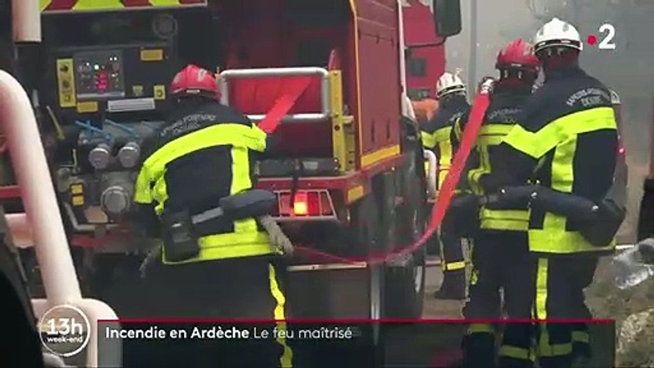 Incendie en Ardèche : le feu est maîtrisé