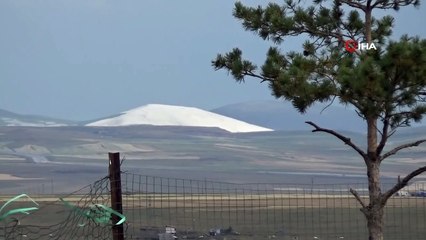 Kars’ta yüksek kesimler beyaza büründü