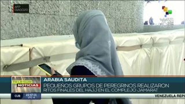 Arabia Saudita: pequeños grupos realizan ritos finales del Hajj