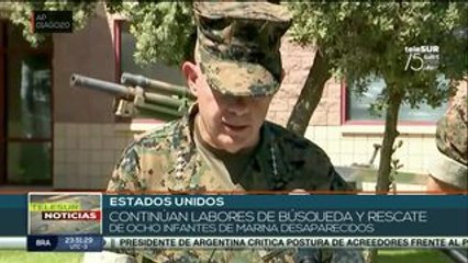 EE.UU.: continúa la búsqueda de 8 infantes de la marina