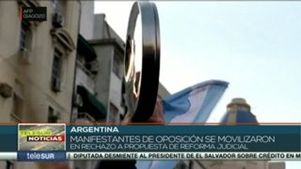 Argentina: oposición se manifiesta contra la reforma judicial