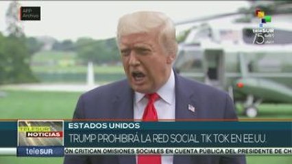 Donald Trump prevé prohibir la red social Tik Tok en EEUU