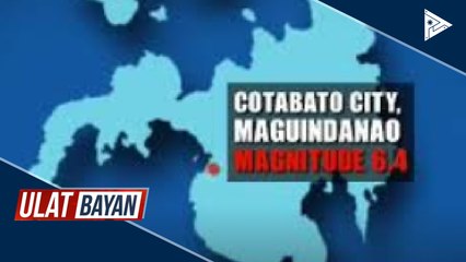 Cotabato City, Maguindanao, niyanig ng magnitude 6.4 na lindol