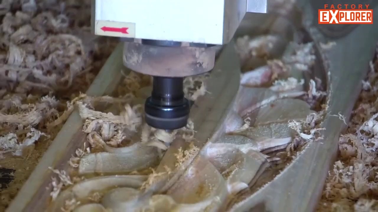 Automatic Wood Carving | Factory Tour - Part 1 | Factory Explorer