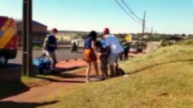 Menino fica ferido ao cair de bicicleta no Bairro Brasmadeira