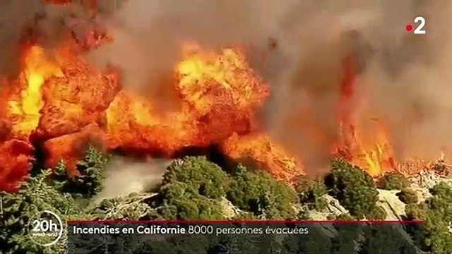 Californie : 8 000 personnes évacuées à la suite d'un incendie